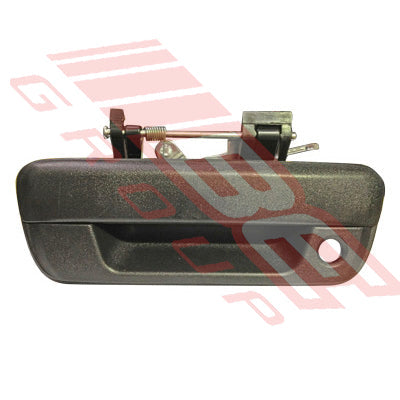 3053171-72 - TAILGATE HANDLE - TEXTURED BLACK - W/KEY HOLE - TO SUIT - HOLDEN RODEO D-MAX P/UP 2006-