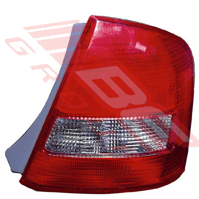 3435098-2 - REAR LAMP - R/H - RED/CLEAR - TO SUIT - MAZDA 323/PROTEGE BJ 1999- SEDAN