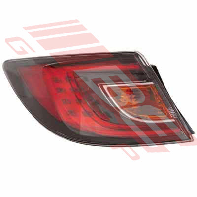 3439398-01 - REAR LAMP - L/H - RED - TO SUIT - MAZDA 6 2008- 4DR & H/BACK
