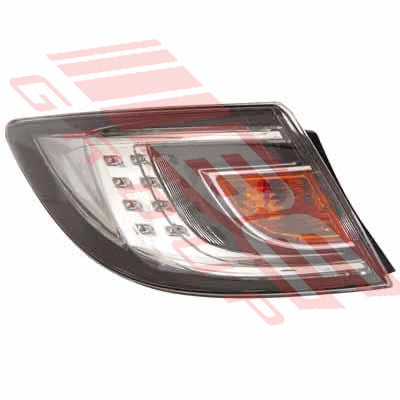 3439398-03 - REAR LAMP - L/H - CLEAR/AMBER - TO SUIT - MAZDA 6 2008- 4DR & H/BACK