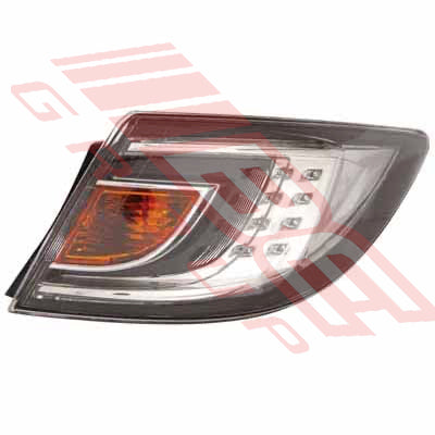 3439398-04 - REAR LAMP - R/H - CLEAR/AMBER - TO SUIT - MAZDA 6 2008- 4DR & H/BACK