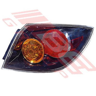 3439598-4G - REAR LAMP - R/H - OUTER BLACK - TO SUIT - MAZDA 3 2004- 5DR