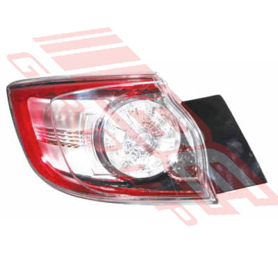 3439698-05 - REAR LAMP - L/H - OUTER - LED TYPE - TO SUIT - MAZDA 3 2009- H/BACK