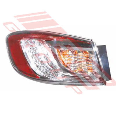 3439698-07 - REAR LAMP - L/H - OUTER - LED TYPE - TO SUIT - MAZDA 3 2009- 4DR