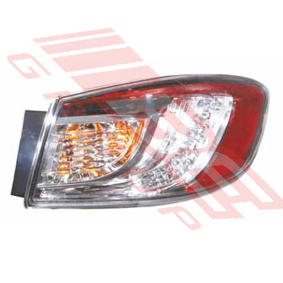 3439698-08 - REAR LAMP - R/H - OUTER - LED TYPE - TO SUIT - MAZDA 3 2009- 4DR