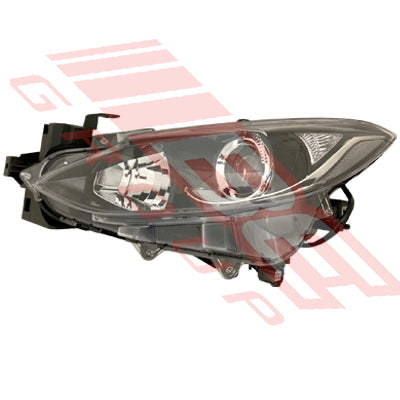 3439794-01 - HEADLAMP - L/H - MANUAL - BLACK - ECE - TO SUIT - MAZDA 3 2014-