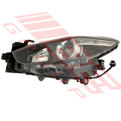 3439794-11 - HEADLAMP - L/H - MANUAL - HALOGEN - ECE - TO SUIT - MAZDA 3 2017- FACELIFT