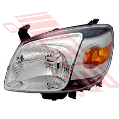 3445094-1G - HEADLAMP - L/H - BLACK - TO SUIT - MAZDA BT50 P/UP 2007-