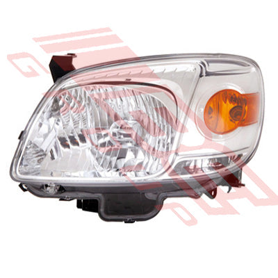 3445094-3G - HEADLAMP - L/H - CHROME - TO SUIT - MAZDA BT50 P/UP 2009-