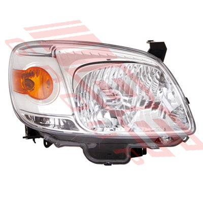 3445094-4G - HEADLAMP - R/H - CHROME - TO SUIT - MAZDA BT50 P/UP 2009-