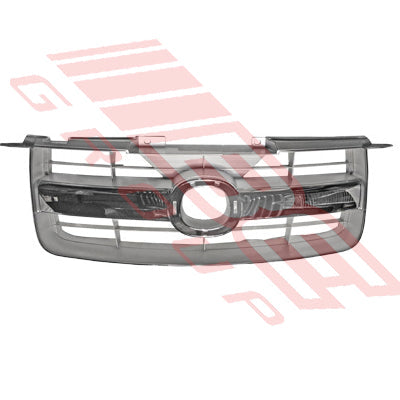 3445099-01 - GRILLE - CHROME PAINTED/SILVER - TO SUIT - MAZDA BT50 P/UP 2007-