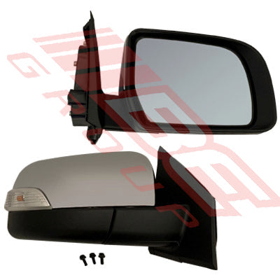 3445116-06 - DOOR MIRROR - R/H - ELECTRIC - CHROME - FOLDING - W/LAMP - TO SUIT - MAZDA BT50 P/UP 2012-