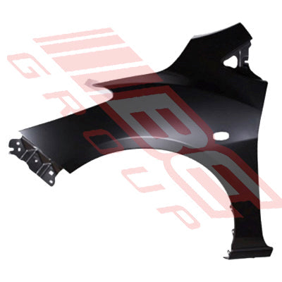 3471431-01 - FRONT GUARD - L/H - WITH SIDE LAMP HOLE - TO SUIT - MAZDA DEMIO - DE3F - 2007-