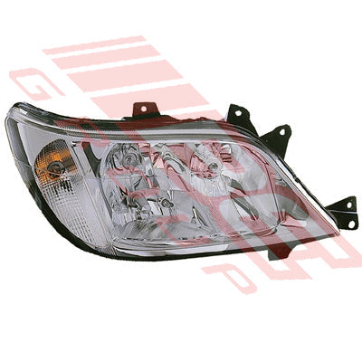 3543094-2G - HEADLAMP - R/H - W/O FOG LAMP - TO SUIT - MERCEDES SPRINTER 2003-