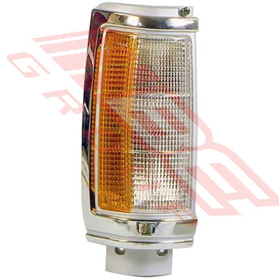 3705097-4 - CORNER LAMP - R/H - CHROME TRIM - TO SUIT - MITSUBISHI L200 1987-96