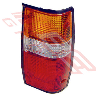 3705098-2 - REAR LAMP - R/H - W/BLACK RIM - TO SUIT - MITSUBISHI L200 1987-96