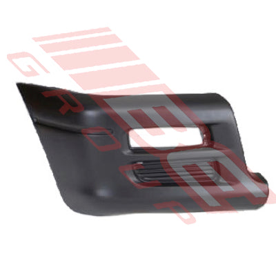 3706091-2 - FRONT BUMPER END - R/H - MAT-BLACK - TO SUIT - MITSUBISHI L200 1997-00