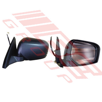 3707516-01 - DOOR MIRROR - L/H - ELECTRIC - BLACK - TO SUIT - MITSUBISHI TRITON L200 2005-