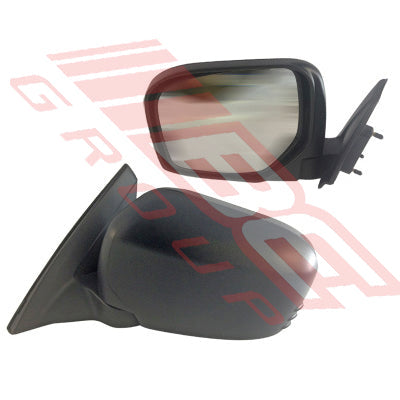 3707516-08 - DOOR MIRROR - R/H - MANUAL - BLACK - TO SUIT - MITSUBISHI TRITON L200 2005-
