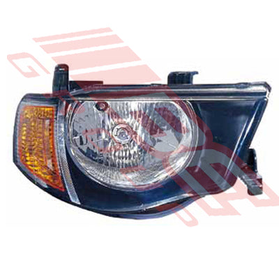 3707594-2 - HEADLAMP - R/H - FOR DOUBLE CAB - TO SUIT - MITSUBISHI TRITON L200 2005-