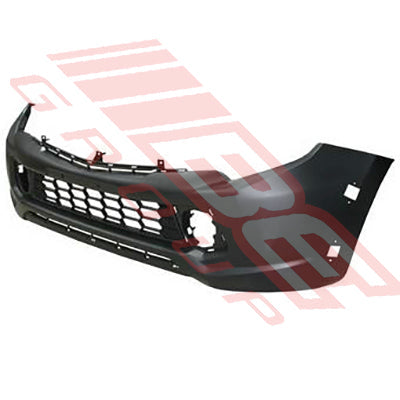 3707690-01 - FRONT BUMPER - WITH FLARE HOLES - DOUBLE CAB - TO SUIT - MITSUBISHI TRITON L200 2015-