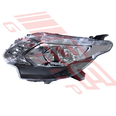 3707694-07 - HEADLAMP - L/H - HID TYPE - BLACK - TO SUIT - MITSUBISHI TRITON L200 2015-