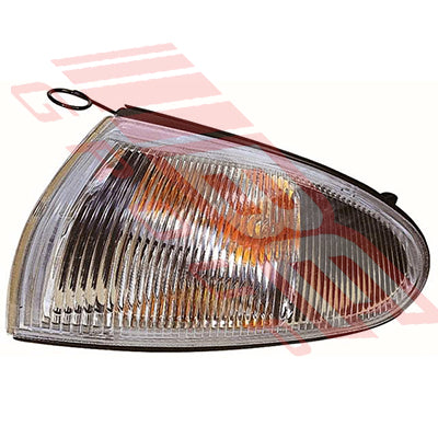 3722097-1G - CORNER LAMP - L/H - CLEAR - W/E - TO SUIT - MITSUBISHI MIRAGE/LANC H/B/CPE 1992-97