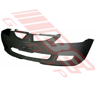 3724290-0 - FRONT BUMPER - MAT/BLACK - TO SUIT - MITSUBISHI LANCER CS 2003- SEDAN