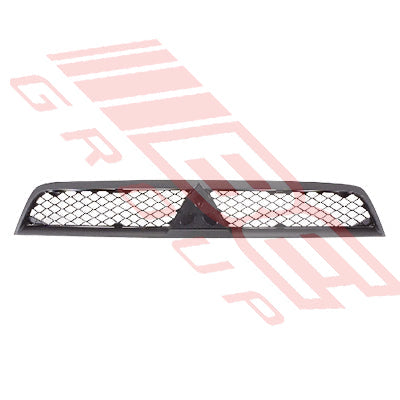 3724399-00 - GRILLE - MAT/BLACK - WITH SILVER BLACK FRAME - TO SUIT - MITSUBISHI LANCER CY 2008-
