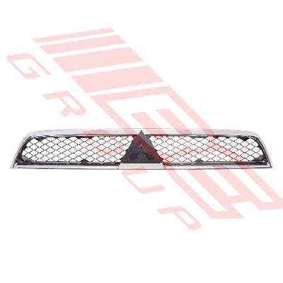 3724399-01 - GRILLE - MAT/BLACK - WITH CHROME FRAME - TO SUIT - MITSUBISHI LANCER CY 2008-