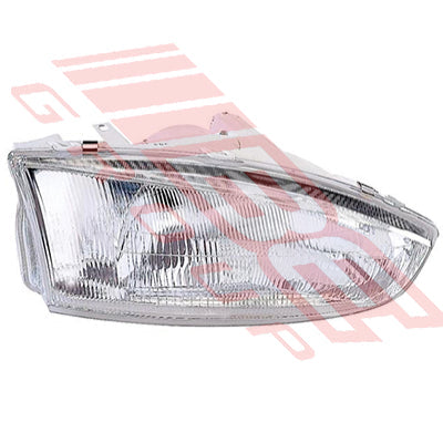 3725094-2G - HEADLAMP - R/H - GLASS - TO SUIT - MITSUBISHI MIRAGE/LANC HB/CPE 1997-00