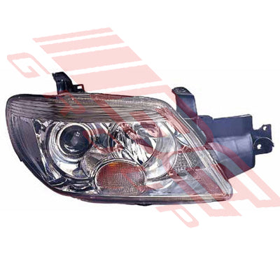 3729194-2G - HEADLAMP - R/H - MANUAL - CHROME - TO SUIT - MITSUBISHI AIRTREK 2005-