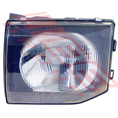 3731094-1G - HEADLAMP - L/H - SQUARE H/L - W/E - TO SUIT - MITSUBISHI PAJERO 1991-97