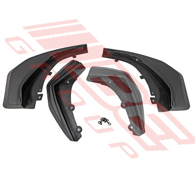 6423052-02 -MUD FLAP -SET -4 PCS -DYNAMIC TYPE -TO SUIT RANGE ROVER EVOQUE 2011-14