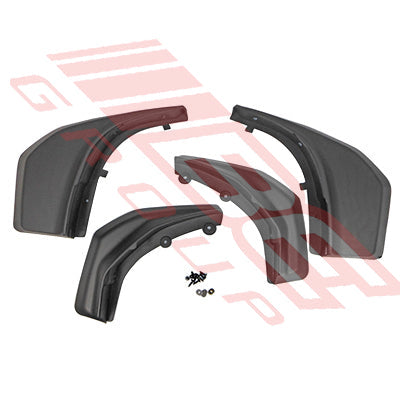 6423052-03 -MUD FLAP -SET -4 PCS -PRESTIGE TYPE -TO SUIT RANGE ROVER EVOQUE 2011-14