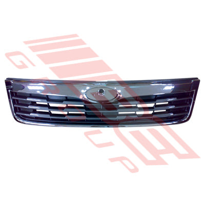 6703299-00 - GRILLE - PAINTED SILVER/GREY - W/CHROME MOULDING - TO SUIT - SUBARU FORESTER - SH - 5DR H/B - 2008-10