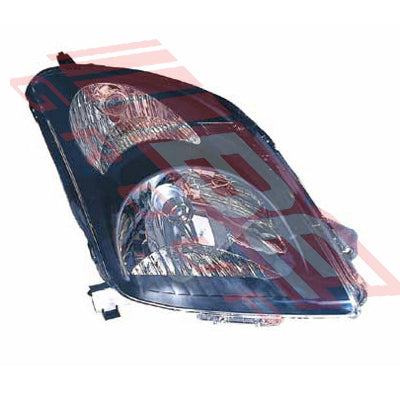 6822094-04 - HEADLAMP - R/H - BLACK - MANUAL - TO SUIT - SUZUKI SWIFT 2005-