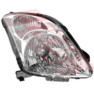 6822094-06 - HEADLAMP - R/H - CHROME - ELECTRIC - TO SUIT - SUZUKI SWIFT 2005-