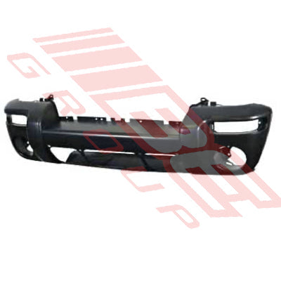 7010290-2 - FRONT BUMPER - PRIMED BLACK - W/HOLE - TO SUIT - JEEP CHEROKEE 2002-