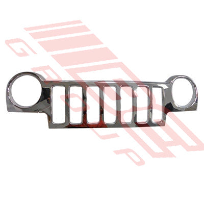 7010299-1 - GRILLE - ALL CHROME - W/O INNER GRILLE - TO SUIT - JEEP CHEROKEE 2002-