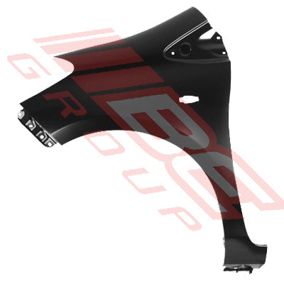 8116431-01 - FRONT GUARD - L/H - WITH SIDE LAMP HOLE - TO SUIT - TOYOTA VITZ/YARIS - NSP130 - 2010- H/B