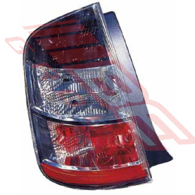 8117198-1G - REAR LAMP - L/H - BLACK TOP (4 BULB) - TO SUIT - TOYOTA PRIUS - NHW20 - 2003-