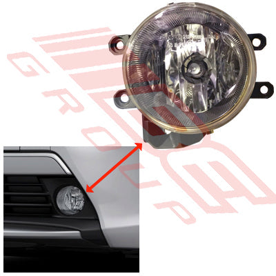 8117294-61 - FOG LAMP - L/H - ROUND - TO SUIT - TOYOTA PRIUS 2012- F/LIFT