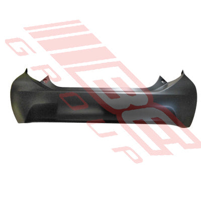 8117495-00 - REAR BUMPER - MAT/BLACK - TO SUIT - TOYOTA PRIUS C/AQUA - NHP10 - 5DR H/B - 2011-