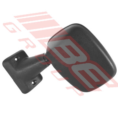 8123016-1 - DOOR MIRROR - L/H - BLK W/PLSTC ARM - TO SUIT - TOYOTA HILUX 2WD/4WD 1984-88