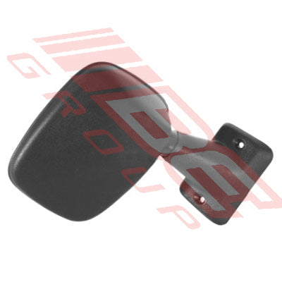 8123016-2 - DOOR MIRROR - R/H - BLK W/PLSTC ARM - TO SUIT - TOYOTA HILUX 2WD/4WD 1984-88
