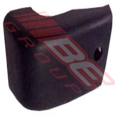 8123091-3 - FRONT BUMPER END - L/H - BLACK - TO SUIT - TOYOTA HILUX 4WD 1984-89