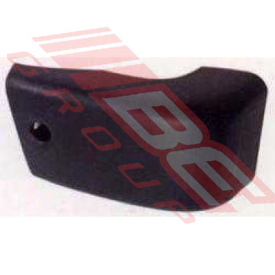 8123091-4 - FRONT BUMPER END - R/H - BLACK - TO SUIT - TOYOTA HILUX 4WD 1984-89