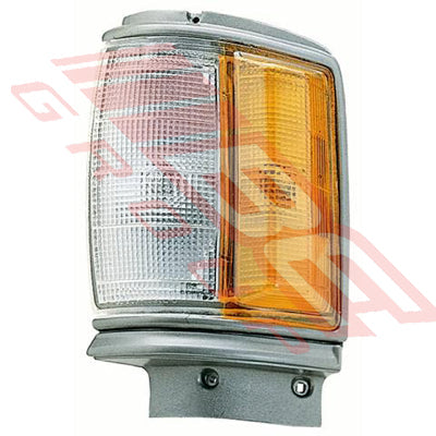 8123097-81 - CORNER LAMP - L/H - GREY SURROUND - TO SUIT - TOYOTA HILUX 2WD/4WD 1988