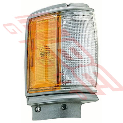8123097-82 - CORNER LAMP - R/H - GREY SURROUND - TO SUIT - TOYOTA HILUX 2WD/4WD 1988